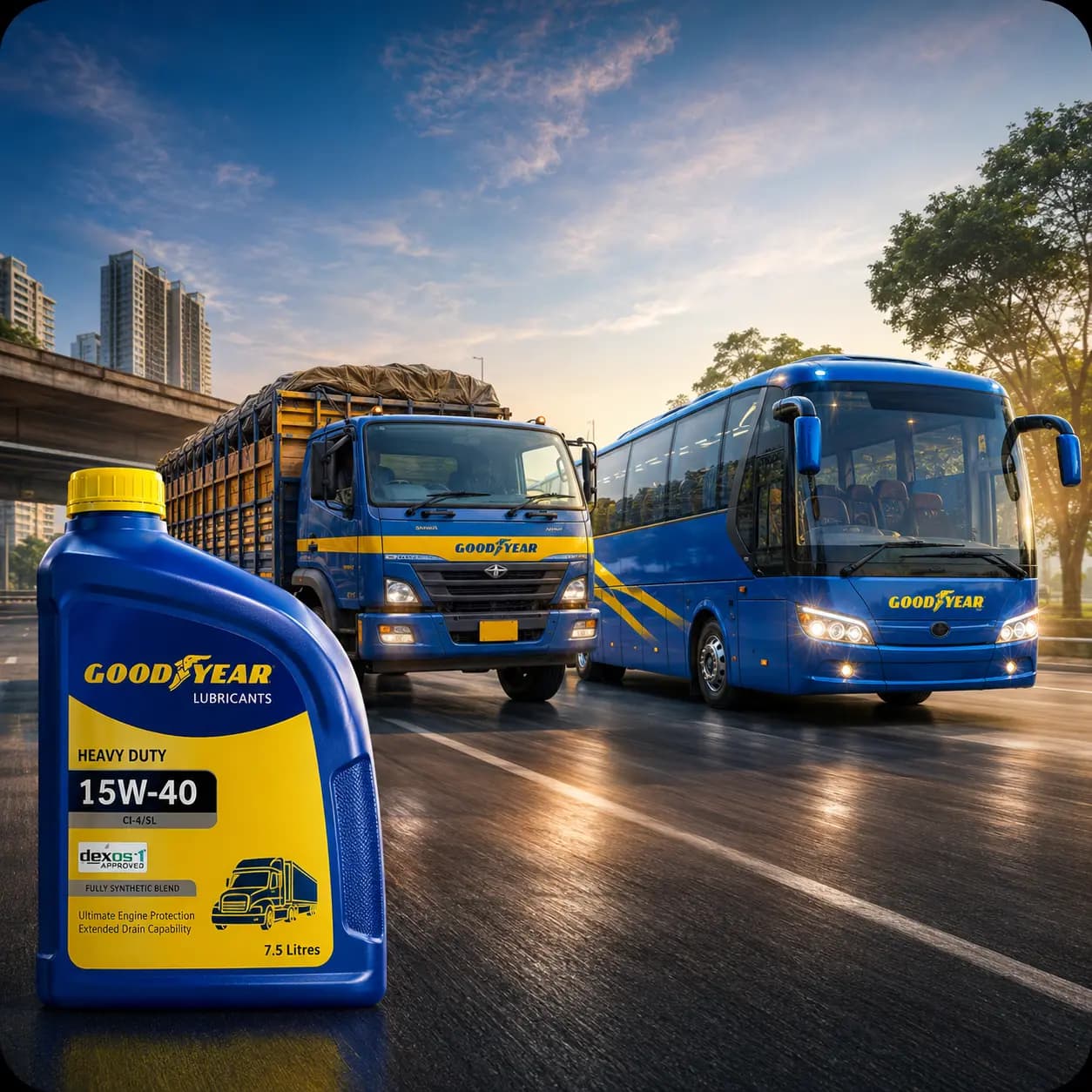 Truck engine oil
